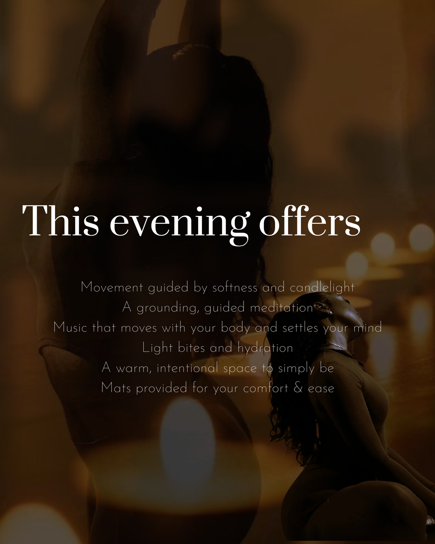 D E V O T I O N | An Evening Candlelit Slow Flow & Guided Meditation